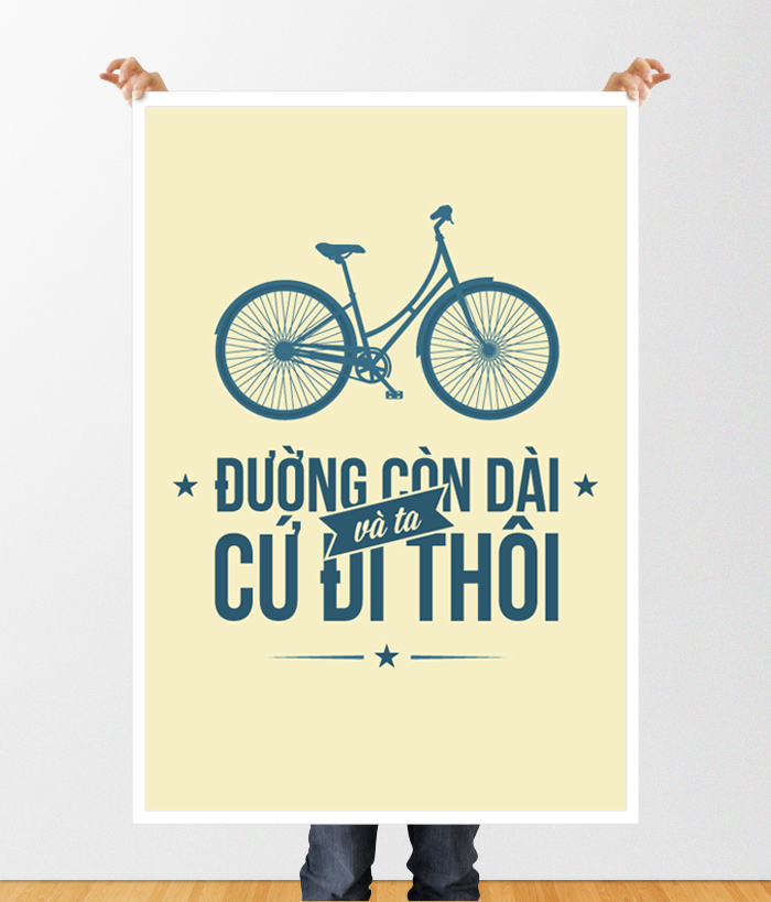 Typography - Duong con dai va ta cu di thoi - Dat Tran